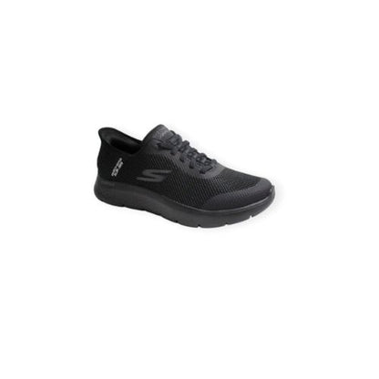 GO WALK FLEX BLACK SNEAKERS