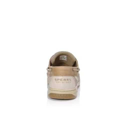 Sperry Womens Brown Pink White Trim 2 Eye Boat Shoes