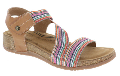 TEAGAN SAND MULTI | Biza TEAGAN Women's Sand Multi Sandal-Made in USA-Brandy's Shoes