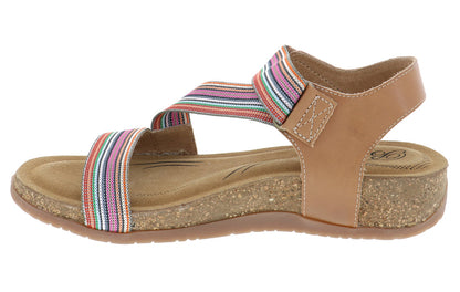 TEAGAN SAND MULTI | Biza TEAGAN Women's Sand Multi Sandal-Made in USA-Brandy's Shoes