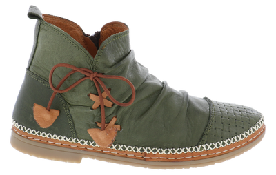 TOPAZ OLIVE | Biza TOPAZ Women's Olive Tan Boots-Made in USA-Brandy's Shoes