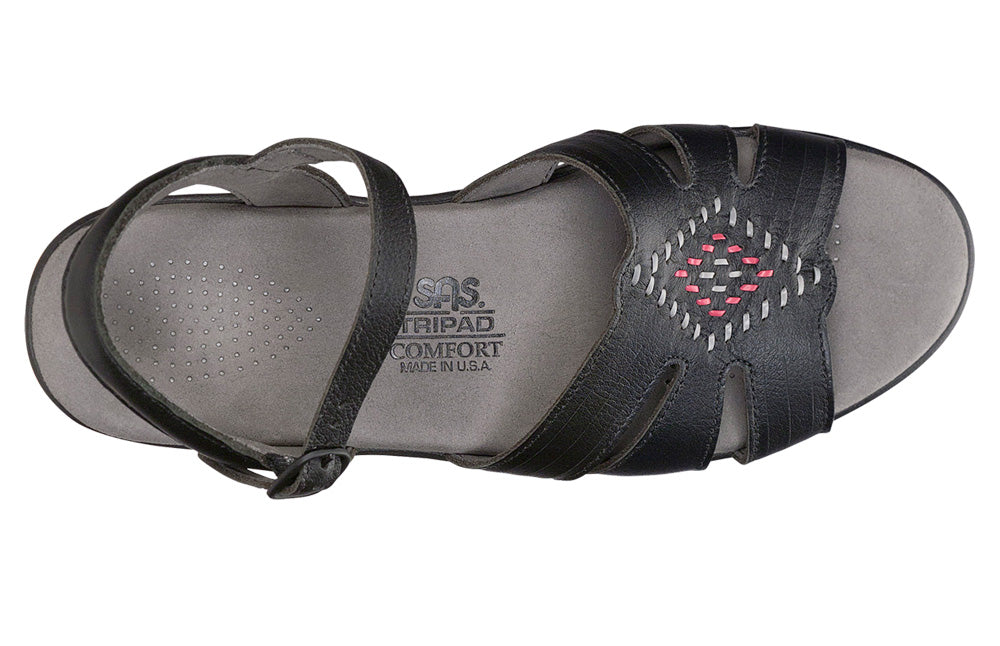 Women's Huarache- Black- SAS