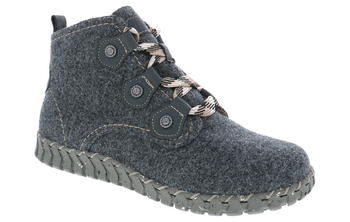 WYNTER FT CHARCOAL | Biza WYNTER FT Women's Charcoal Boots-Made in USA-Brandy's Shoes