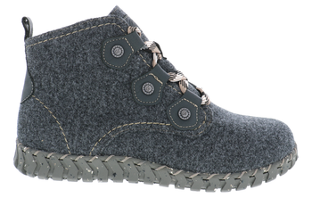 WYNTER FT CHARCOAL | Biza WYNTER FT Women's Charcoal Boots-Made in USA-Brandy's Shoes