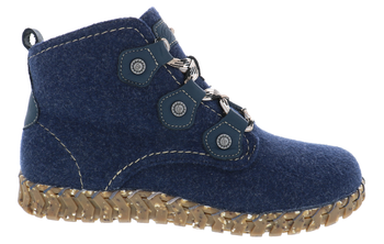 WYNTER FT NAVY | Biza WYNTER FT Women's Navy Boots-Made in USA-Brandy's Shoes