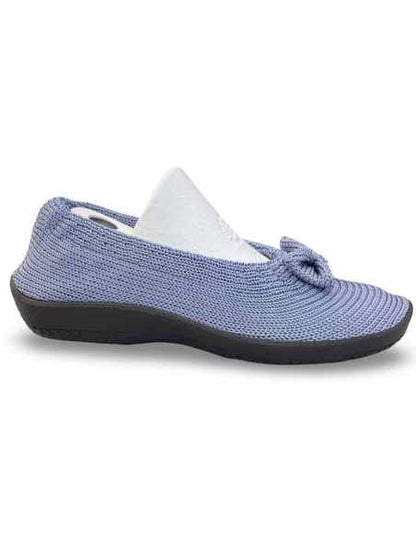 Lyla Brick Blue Anatomical Ballet Flats