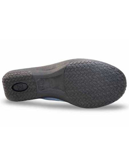 Lyla Brick Blue Anatomical Ballet Flats