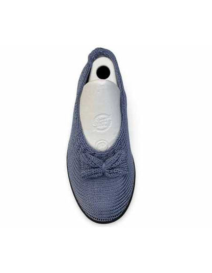 Lyla Brick Blue Anatomical Ballet Flats