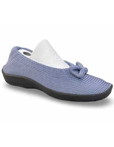 Lyla Brick Blue Anatomical Ballet Flats