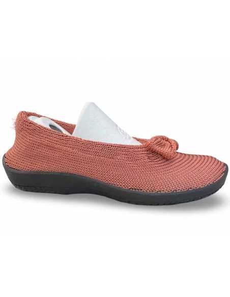 Lyla Brick Red  Anatomical Ballet Flats