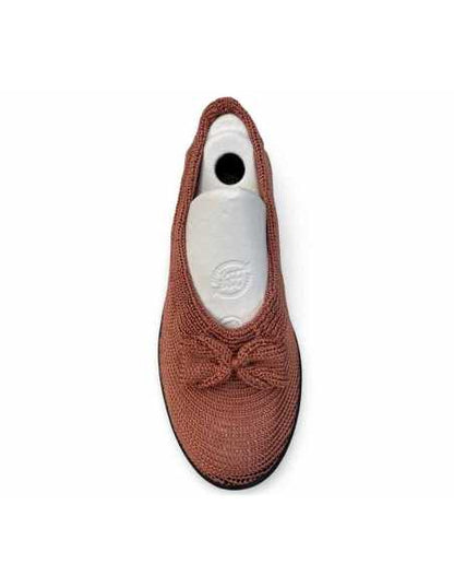 Lyla Brick Red  Anatomical Ballet Flats