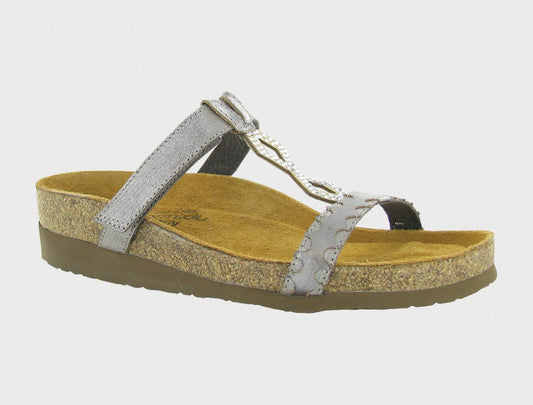 Aspen Silver Sandal - Noat at Brandys Shoes