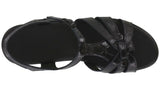 Aurora T-Strap Sandal- CARBON | SAS Aurora T-Strap WOMENS  Sandal BLACK Brandy's Shoes Made in USA