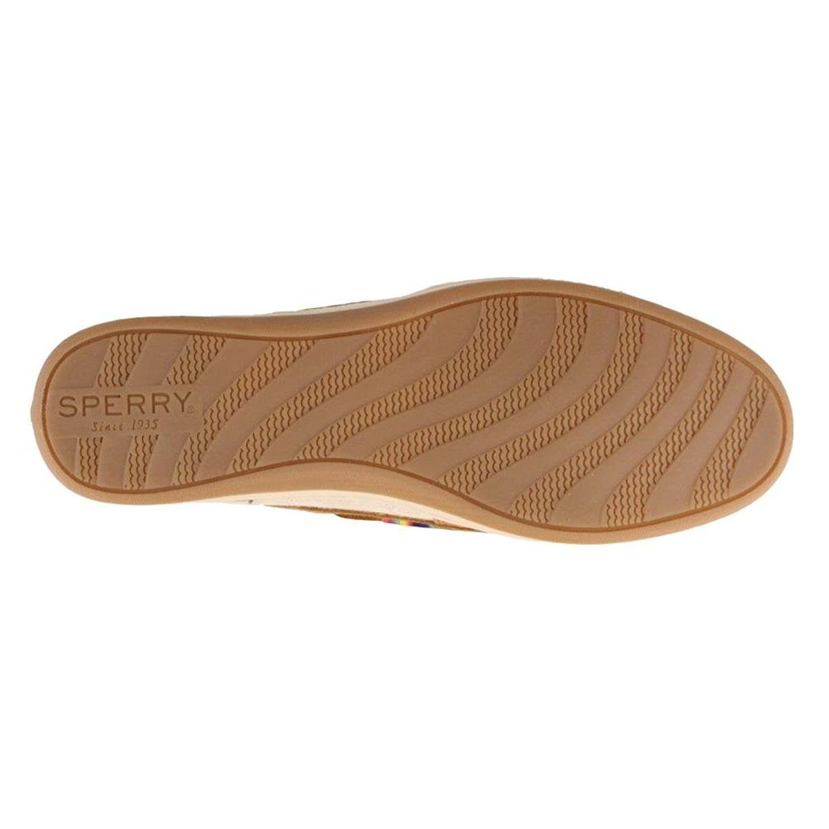 FIREFISH LEATHER RAINBOW TAN | Sperry Top-Sider Firefish Womens Rainbow Tan Sneakers Made in USA