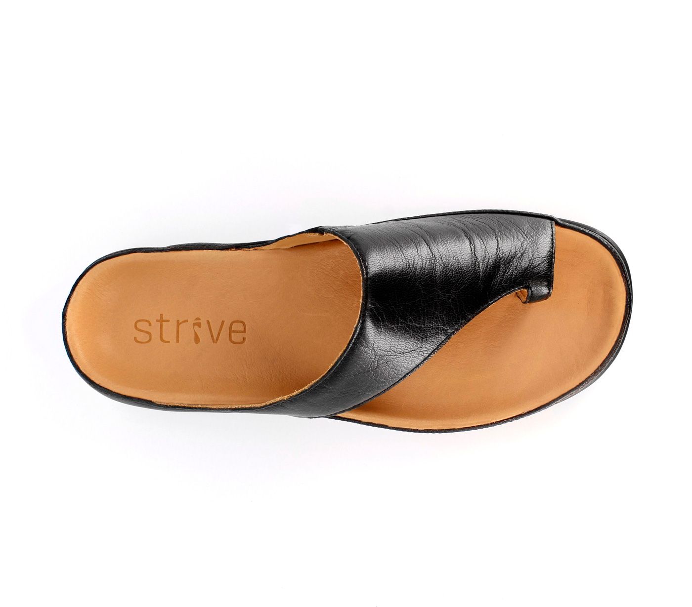 CAPRI BLACK | Strive Footwear | 'Capri' Black Orthotic Sandals at Brandy's Shoes Made in USA