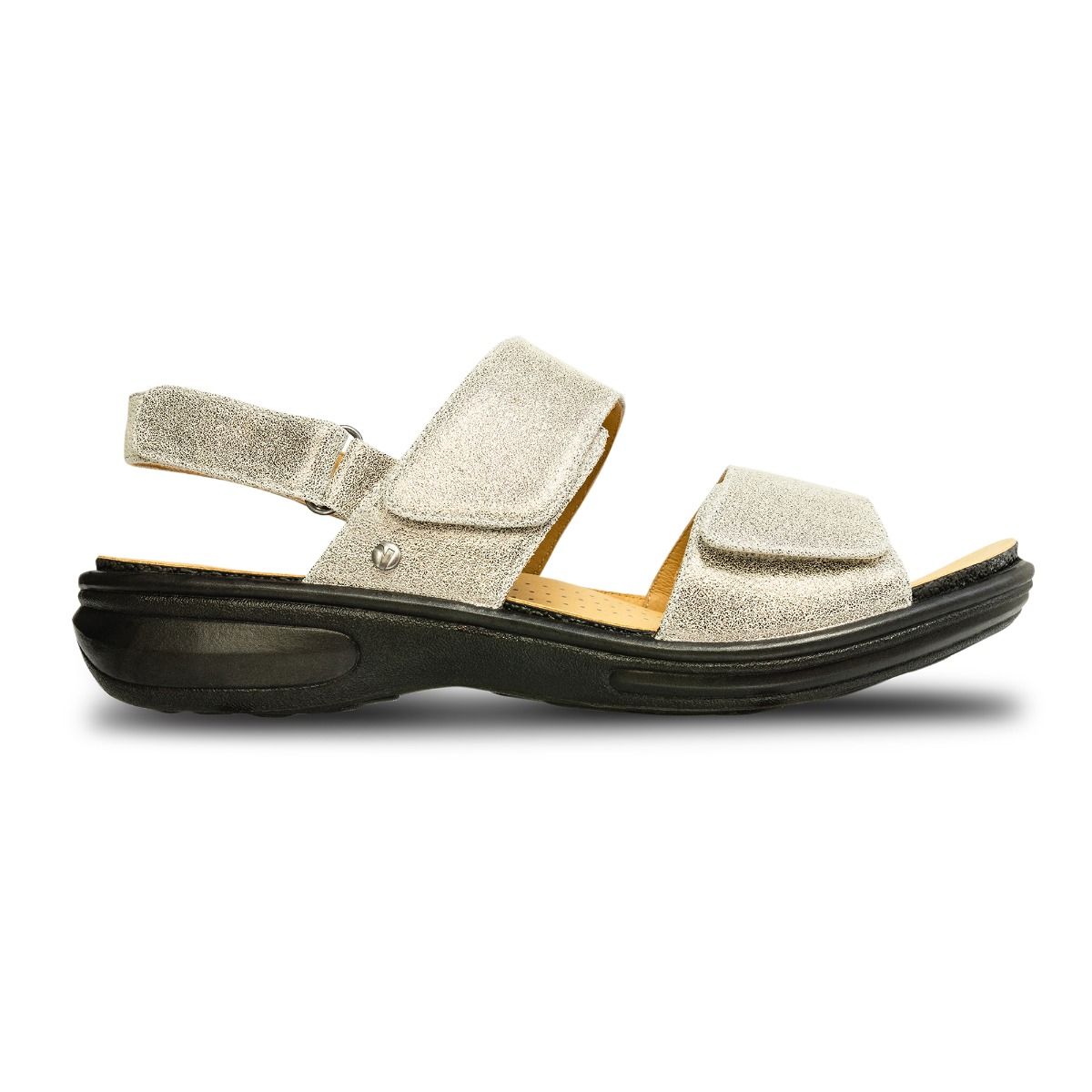 Como Gold Wash Backstrap Sandals