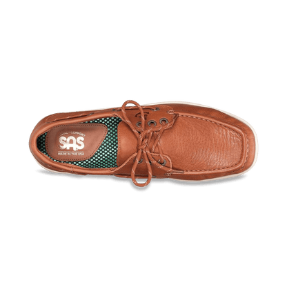 Decksider Lace Up Boat Shoe-OLD SAND | SAS MEN SAS Decksider SAND - Lace Up Boat Shoe Brandy's Shoes Made in USA