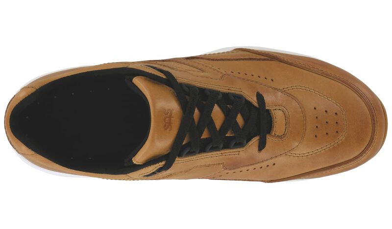 HAZEL LEATHER | SAS Men's Hazel Leather Journey Lux Lace Up Sneaker-JOURNEY LUX825-Made in USA-Brandy's Shoes