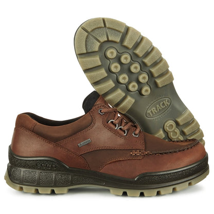 Men's Ecco TrackII Low Bison | Ecco Men's Track II Low GORE-TEX waterproof outdoor hiking shoe-Brandy