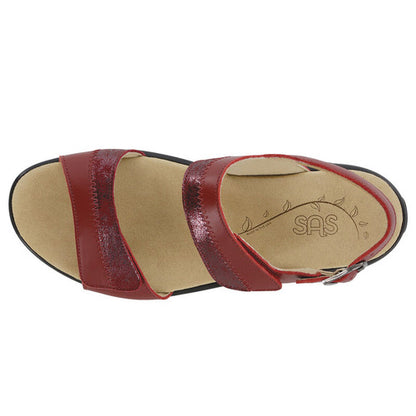 Nudu Heel Strap Ruby/Cabernet Sandal