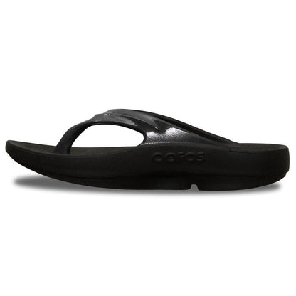 oofos women's oolala thong black