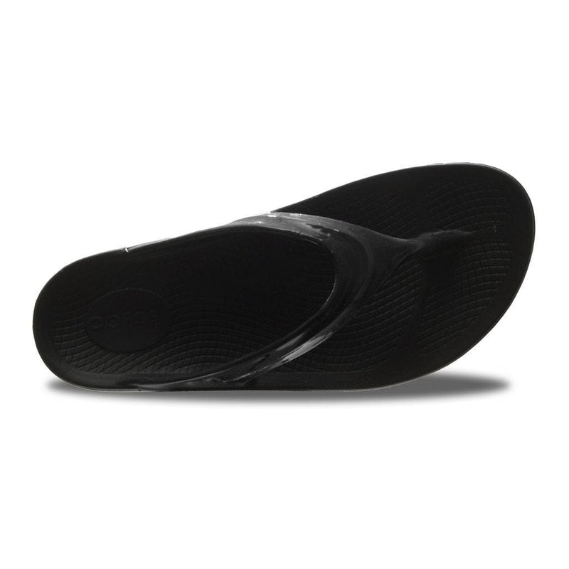 oofos women's oolala thong black