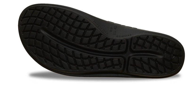 OOAHH BLACK SLIDE | OOFOS Ooahh Slide Mens Slip On Sandals Black 1100BLK