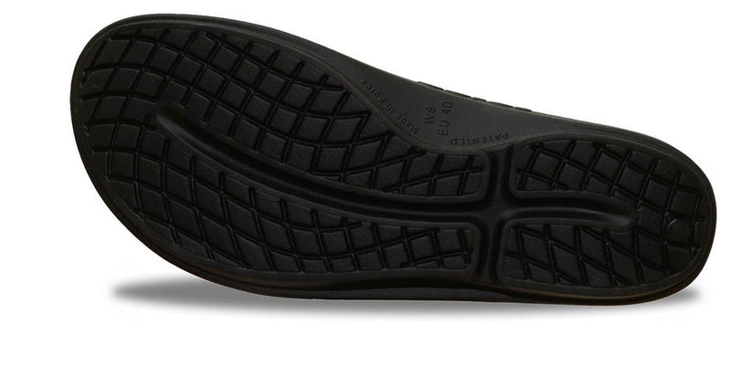 Ooahh Black Slide - Oofos at Brandys Shoes