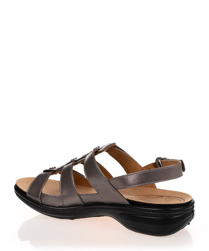 Toledo Gunmetal -  Revere Comfort Shoes at Brandys Shoes