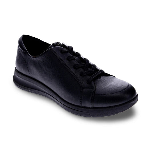 revere comfort shoes woemen's athens lace up black