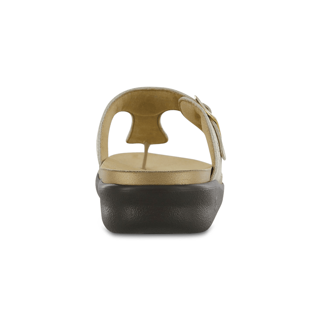SHINY GOLD | SAS Sanibel - Thong Sandal at Brandy's Shoes Made in USA
