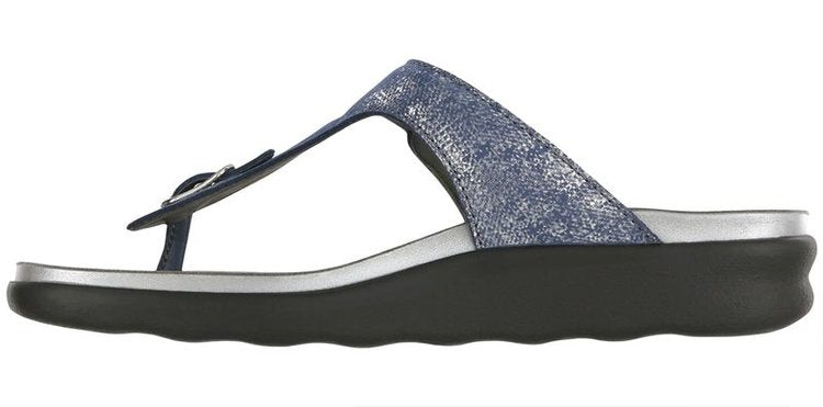 SANIBEL SILVER BLUE at Brandy's Shoes Made in USA