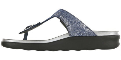SANIBEL SILVER BLUE at Brandy's Shoes Made in USA