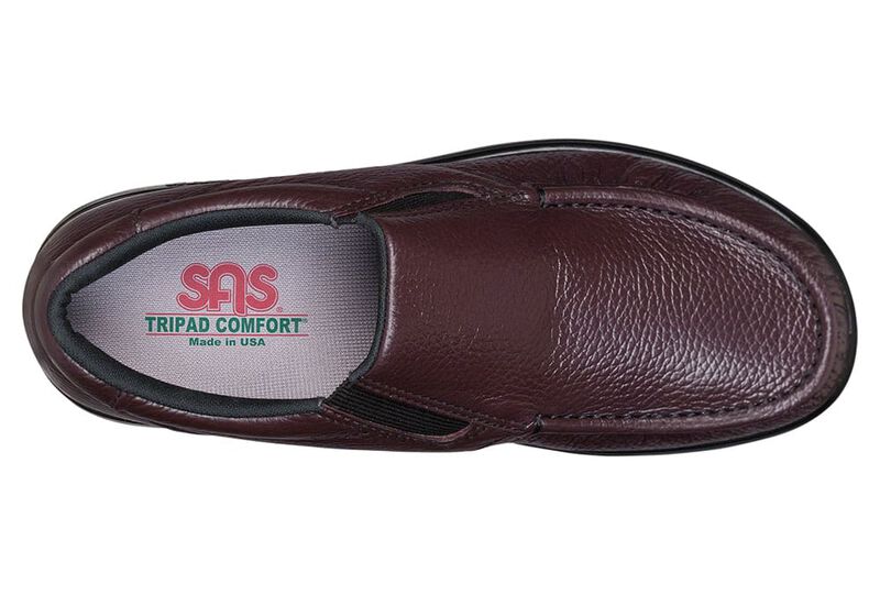 Side Gore Slip On Loafer | SAS MEN Side Gore Slip On Loafer CORDOVAN Made in USA Brandy's Shoes