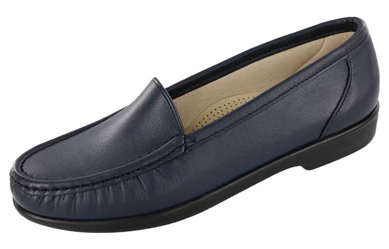 Simplify Slip On Loafer Navy | SAS WOMEN Simplify Slip On Loafer Navy Made in USA Brandy's Shoes