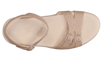 Duo Quarter Strap Sandal-NATURAL | SAS Women's Duo Quarter Natural Strap Sandal-DUO037-Made in USA-Brandy's Shoes