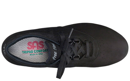 CHAR | SAS Women's Charcoal Free Time Walking Shoe-FREETIME095-Made in USA-Brandy's Shoes