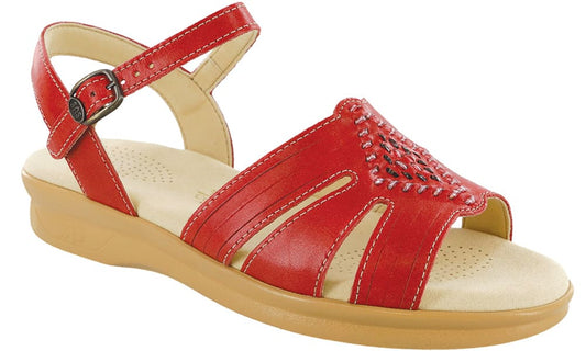 sas women's huarache red