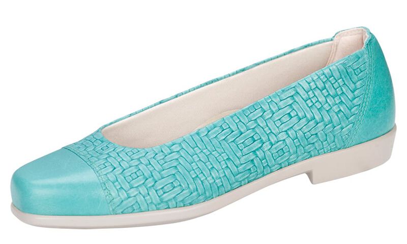 TEAL | SAS Women's Teal Maui Slip On Loafer-MAUI283-Made in USA-Brandy's Shoes