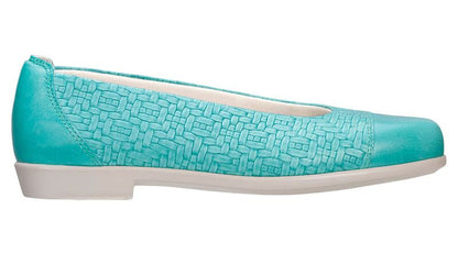 TEAL | SAS Women's Teal Maui Slip On Loafer-MAUI283-Made in USA-Brandy's Shoes