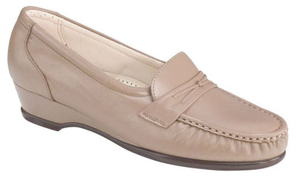 MOCHA | SAS Women's Mocha Easier Slip On Loafer-EASIER015-Made in USA-Brandy's Shoes