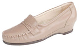 MOCHA | SAS Women's Mocha Easier Slip On Loafer-EASIER015-Made in USA-Brandy's Shoes