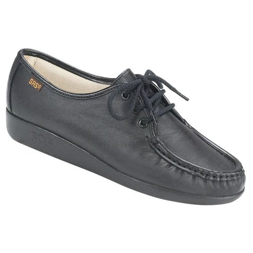 Siesta Black Lace Up Loafer