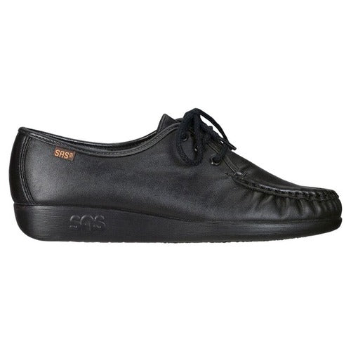 Siesta Black Lace Up Loafer Sas