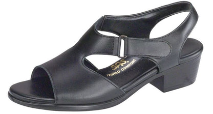 BLACK | Suntimer Heel Strap Sandal at Brandy's Shoes Made in USA