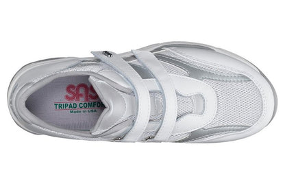 WHITE/SILVER | SAS TMV Silver Women's Shoes at Brandy's Shoes Made in USA