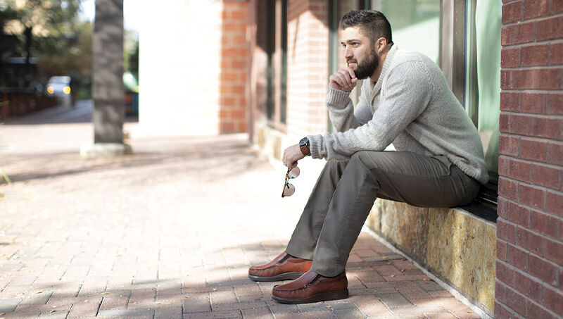SAS Men's Side Gore CORDOVAN @BRANDYSSHOES