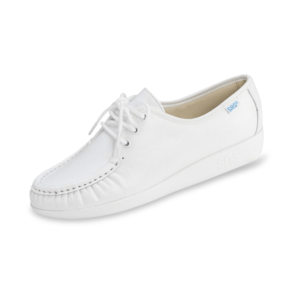 WHITE | SAS Siesta - Lace Up Loafer at Brandy's Shoes Made in USA