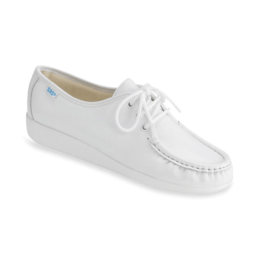 WHITE | SAS Siesta - Lace Up Loafer at Brandy's Shoes Made in USA