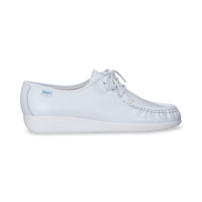 WHITE - SAS Siesta - Lace Up Loafer at Brandy's Shoes Made in USA